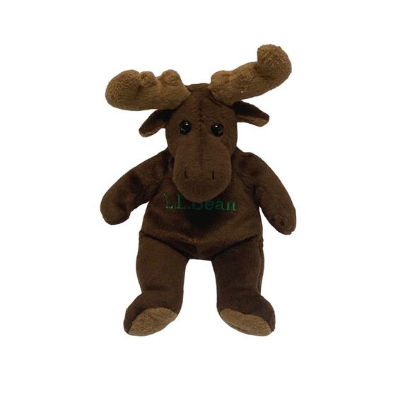 LL Bean Moose Bean Bag Plush Freeport Maine Mary Meyer Stuffed Animal Toy - Picture 1 of 8